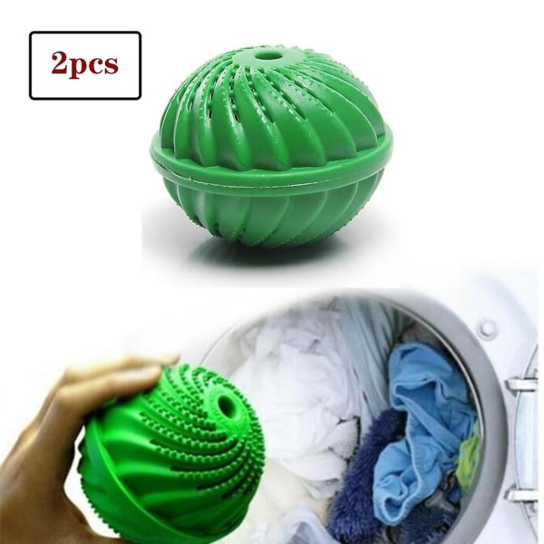 2x Eco Laundry Ball Keraaminen pyykkipallo 80 Minerals Laundry Ball