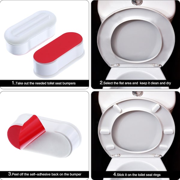 Universal toalettlock 8-pack