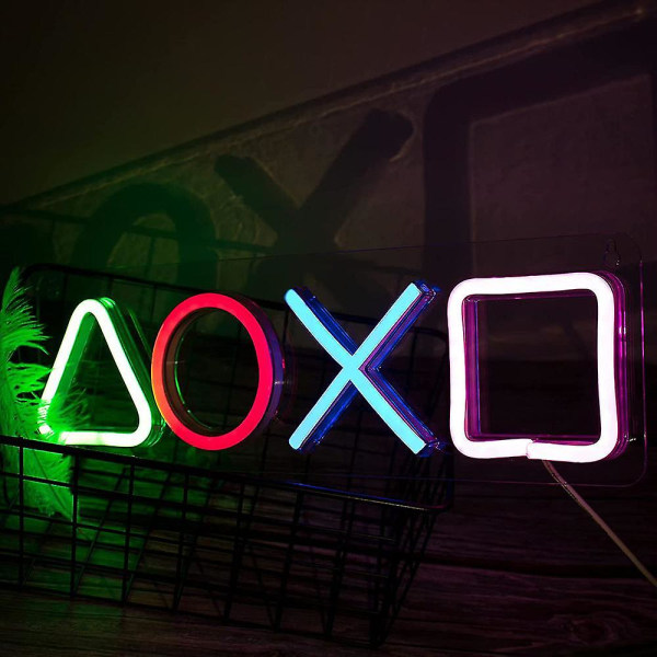 Spel Neon-skylt USB-driven Spelrum, Bar Dekoration