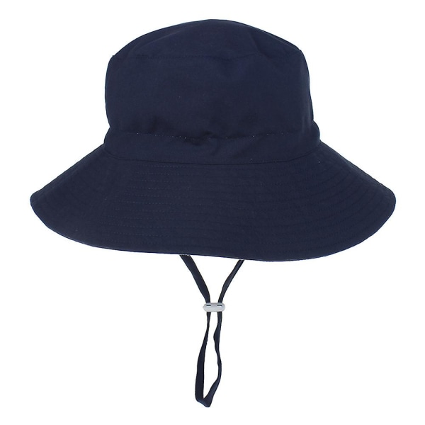 Baby Solhatt Sommar Strand Upf 50+ Solskydd Baby Pojkhat Toddler Solhattar Keps För Baby Flicka Barn Hinkhatt SNAVY S NAVY