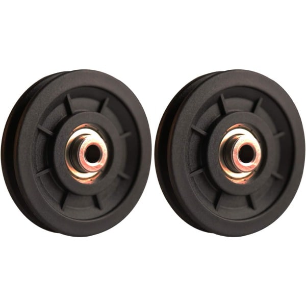 RYI)2 kpl - 90 mm Laakeri Nylon Rulla, Painonnostorulla, Universaali
