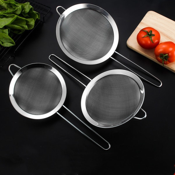 Blank teifilter i skinnende rustfritt stål, diameter (18 mm)