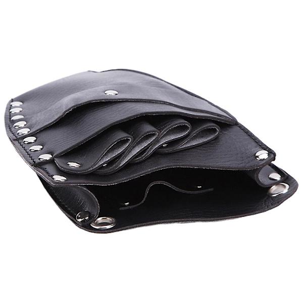 Saxpåse Holster Saxförvaringspåse Hårklippningssaxpåse Frisör Saxpåse Svart Black 22.2x16cm