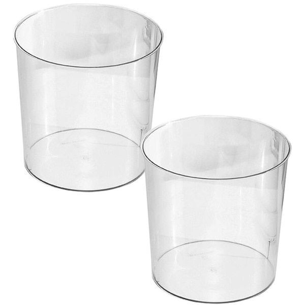 2 kpl Roska-astia Toimisto Pieni Roskakori Makuuhuone Roskakori Roska-astia Keittiö Roskakori Jäte Transparent 16.5x15.5cm
