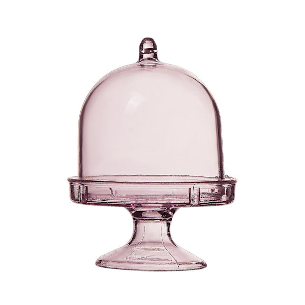 12 stk. slikæsker med låg, base struktur design, transparent bakke, modelform, fyldbar, lille smykkeæske, ornament, pink Pink