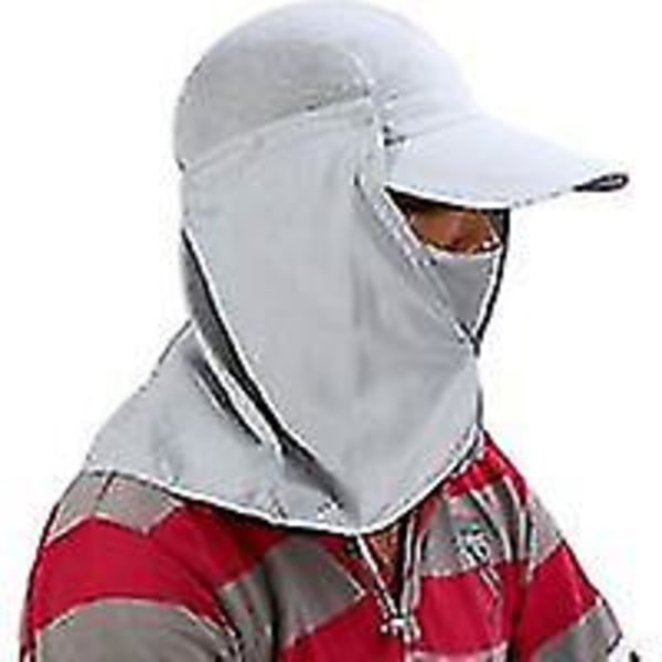 Avtakbar Solskjermhatt 3 i 1 Integrert Caps Anti-UV Ansikt