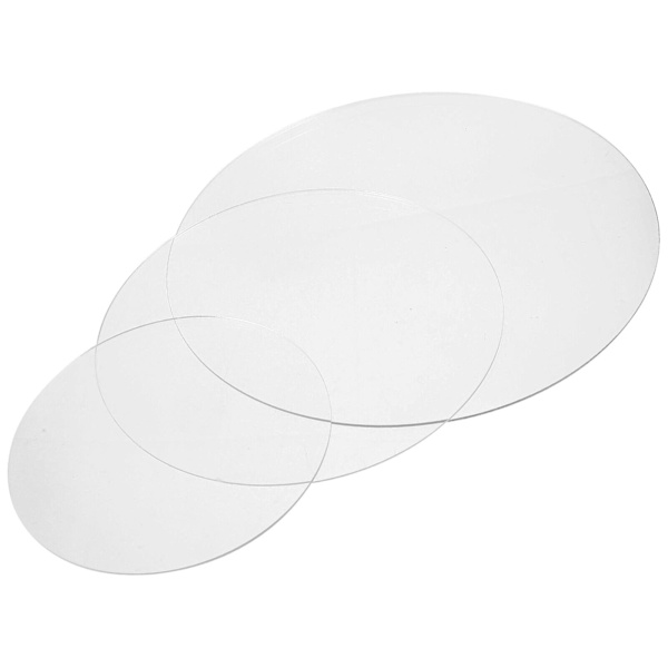 3 stk Bakey Cakey Runde Akrylpaneler Klar Akrylplade Kagebundskiver Akryl Kageplader 25X25X0.2CM 25X25X0.2CM