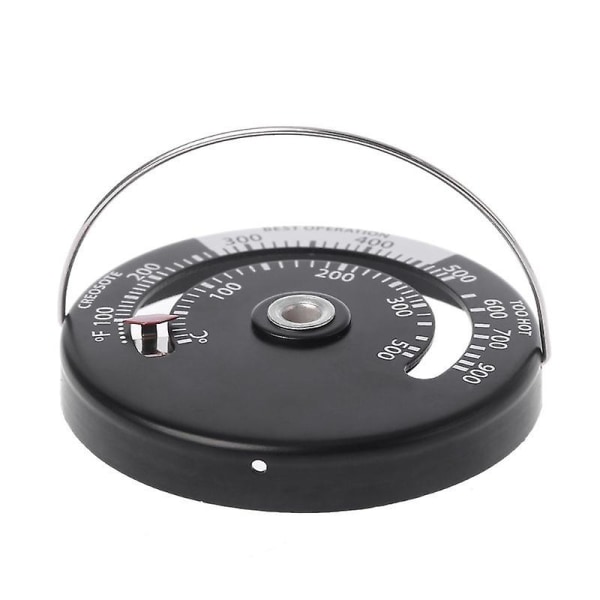 Uunin lämpömittari 0-500/100-900f Magneettinen liesi puukamiinan lämpömittari Alumiiniseos Keittiön ruoanlaittolämpömittari BBQ-leivontaan (2 kpl, Monivärinen)