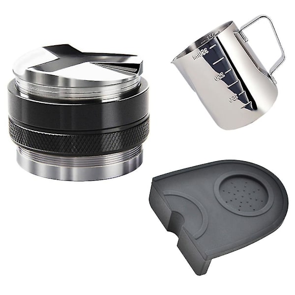 51mm Hjørne Kaffe Tamper Barista Værktøjer Mælkeskummerkande Espresso Kaffe Maskine Silikon Tamper Måtte