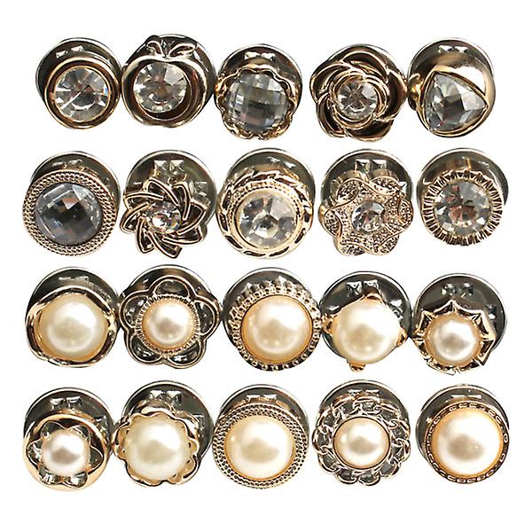20 kpl Helminappeja Vaatteisiin Vintage Koristenapit DIY Vaatetarvikkeet 1,7X1,7CM