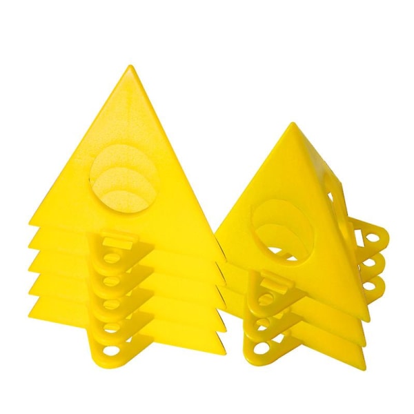 Målarpyramider, Målarfäste Non-stick Triangulärt Ställ Målarsprayverktyg Portabelt Sprutfäste Plast Träbearbetningstillbehör (1 set (10 st)