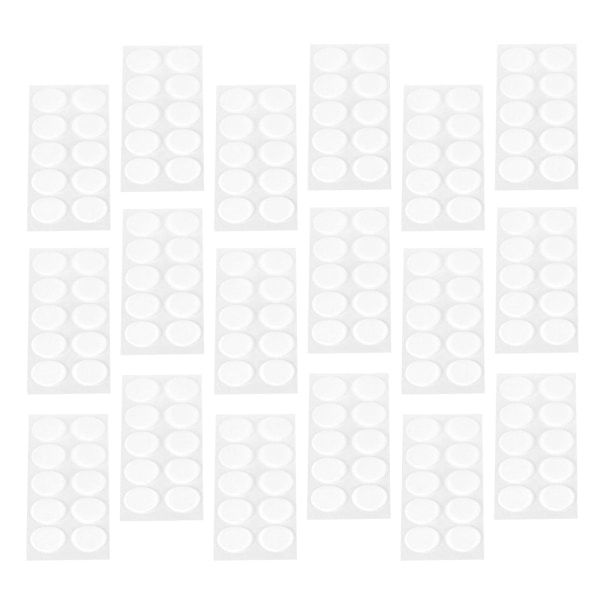 120 Sett Usynlige Øreheving Øreflipp Støttebånd Støttelapper For Ørepynt Transparent farge 7x3 Transparent color 7x3.8cm