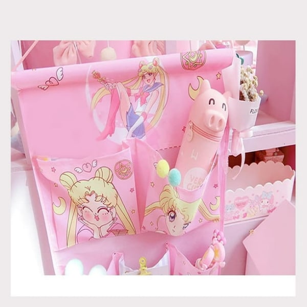 Kleshengeren for vegg med Sailor Moon-motiv - Oppbevaringspose for Sailor Moon-rommet