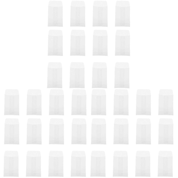 250 stk. Kuvert Emballageposer Små Dele Mønt Hangtag Papirposer 150 stk 9,5X5,5X0,2CM 150 pcs 9.5X5.5X0.2CM