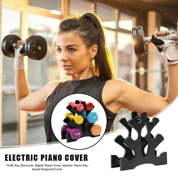 Gym Dumbbell-tre, Dumbbellstativ for Hjemmekontor, Oppbevaringsstativ for Dumbbellvekter