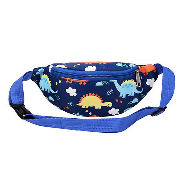 Löparbälte för kvinnor, justerbart bälte, trendigt midjepack, tecknad midjeväska, småbarnshöftväska Blue 26X9X5CM