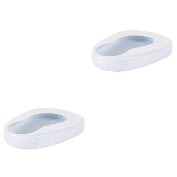 2 stk. Bærbar Glat Urinpotte Sengpotte Sæde Urinpotte Til Sengeliggende Patient Mænd Kvinder Pleje 2stk 36x28cm 2pcs 36x28cm