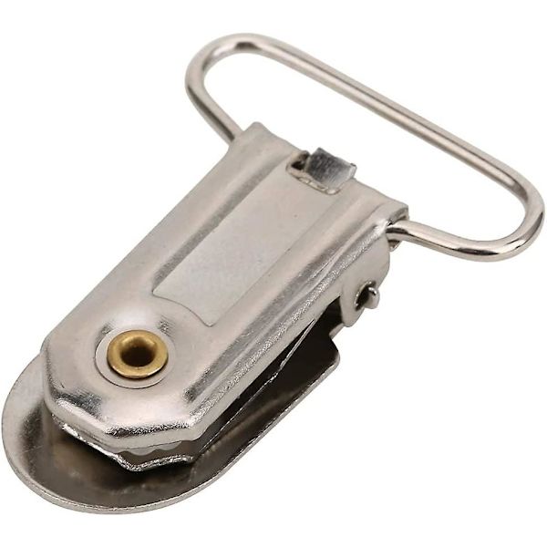 Metal Andenæbsklemme, Højkvalitets Lagnerclips, Sofahyndeclips, Smykkeklips, Stropper, Seler, Rustfri Metalklips, 10-pak