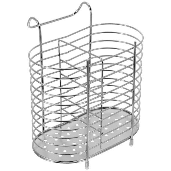 1 stk Rustfritt Stål Spisepinner Oppbevaringsstativ (Stål Farge) Stål farge 16.5X15.3X8CM Steel color 16.5X15.3X8CM
