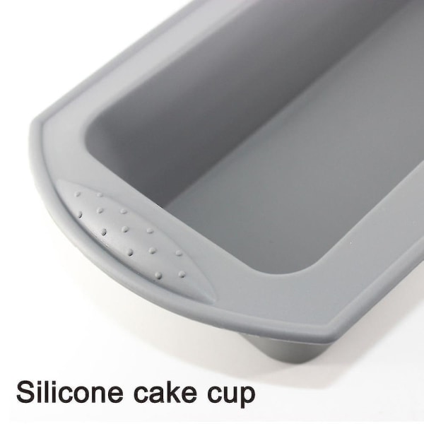 Silikoninen leipävuoka Tarttumaton silikoni mold Easy Release -väriharmaa