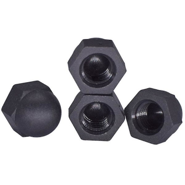 Acorn Nut Nylon Cap Nut Plastic Hex Cap Nut Cap Nut  Hex Acorn Dome Head Nylon Black 20 Pieces