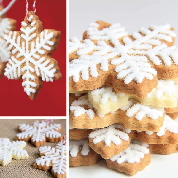 5 stk. Rustfrit Stål Lily Blomst Plade Skæring Form Kage Form Fondant Cookie Tool Pude