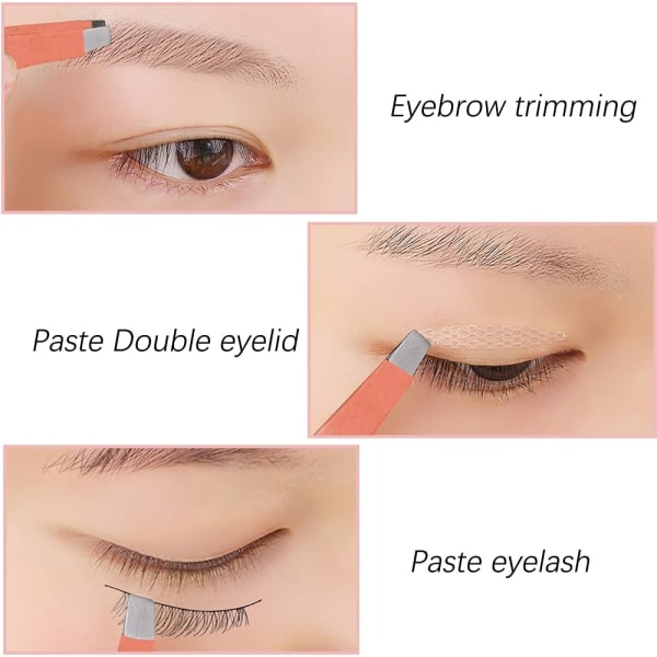 Pincett, pincett för ögonbryn i rostfritt stål Appliceras på Daily Beauty
