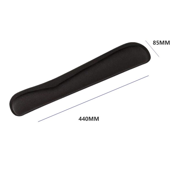 3-pack handledsstöd i minnesskum för datortangentbord, mus, ergonomisk design för att lindra smärta vid skrivning, skrivbordsdynor som stödjer handen