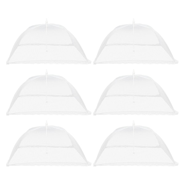 6 stk. Mesh Mad Dækker Udendørs Camping Mad Net Mad Telte Net Madtelt Madplade Dækker Picnic F 6pcs 43X20cm