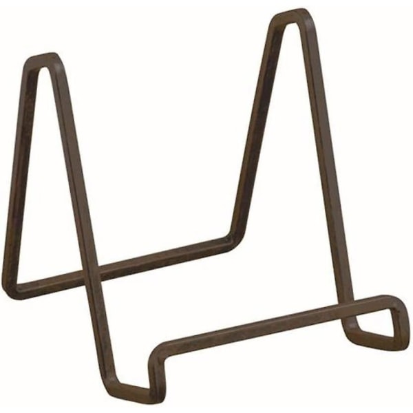 10,2 cm Kvadratisk Mahogny Metallstöd/fat/bro Display