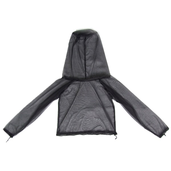 Mosquito takki - Net Bug -takki hupulla - Mesh Bug-takki, joka suojaa ulkona hyönteisiltä, ​​kärpäsiltä, ​​hyttysiltä suojaavia vaatteita miehille ja naisille