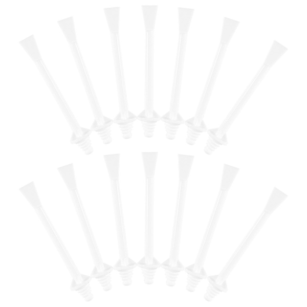 20 st Näsvaxpinnar Plast Näsvaxapplikator För Smärtfri Nästhårsborttagning Vit 8,2x1,2cm White 8.2x1.2cm