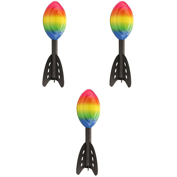 3 st Creative Jump Launcher Elastisk Flygande Leksak för Utomhus Barn Familj Spel 3 st 3pcs