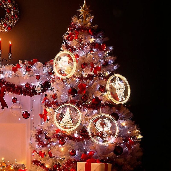 Julelysstreng LED Julebordslys Snømann