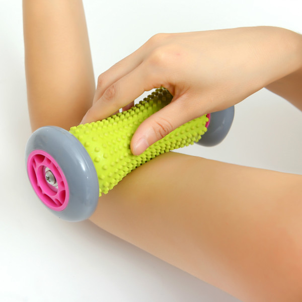 Massageboll, Djupvävnadsmassageboll Fotmassagerulle Taggig Boll Fotvärkssmärtslindring Massager Lindra Plantar Fasciit och Hälbågsfotvärk