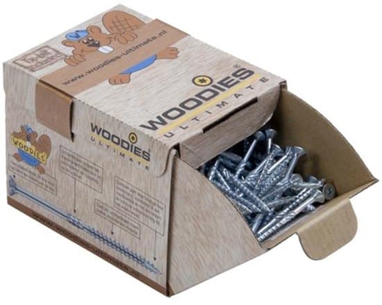 Woodies Ultimate Torx undersænkede dækskruer 6x140mm delgevind selvborende ståltræskruer til indendørs og udendørs brug, 100 stk.