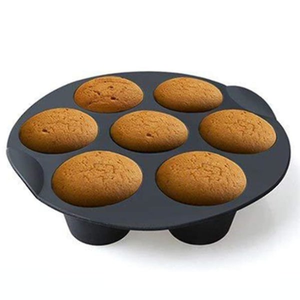 10-pack Luftfritöstillbehör 7 tum för luftfritös 3,2-5,8qt Fritös, Bakkorg, Pizzabricka, Köksredskap