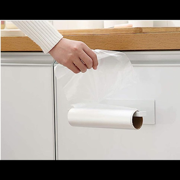 Keittiöpaperipyyhkeenpidike Kaapin Alle - WC-paperiteline Seinäkiinnitys Itseliimautuva - Ripustin Pyyhkeenteline, Jääkaappi