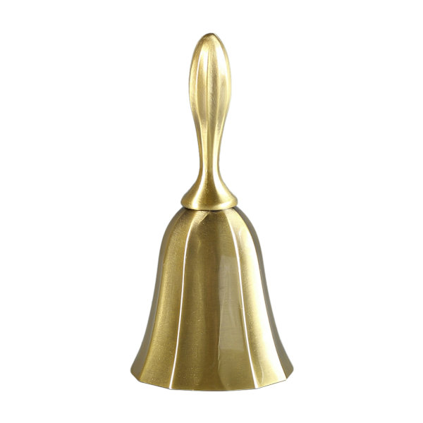 Bell Multifunktionel Håndklokke Musikinstrument til Restaurering Bell (Guld)