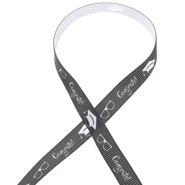 Examen-temaband för DIY-scenlayout, grattisband, festtillbehör, svart 900x1cm Black 900X1CM