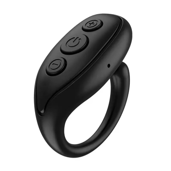 Bluetooth Remote Control App Page Turner til iPhone iPad Android, Kameraudløser Selfie Remote, Fashion Scrolling Ring Remote