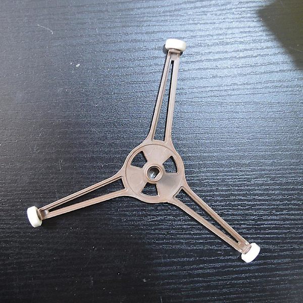 Universal Mikrobølgeovn Tripod Arm Drejeskive Støtte Mikrobølgeovn Drejeskive Trekant Beslag Til Mikrobølgeovnen (1 stk, Sølv)