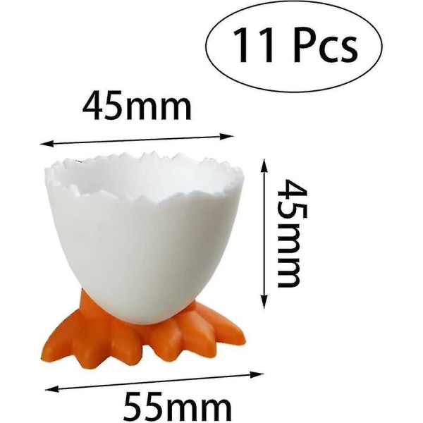 11 stk Eggkopper Tegneserie Eggbeholdere Myke Hardkokte Eggkopper Til Frokost