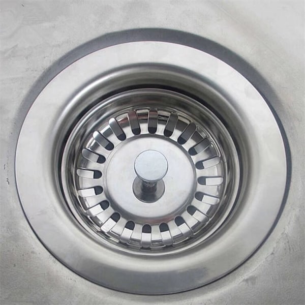Tilbehør til køkkenvask, fortykket vask af afløbsdæksel i rustfrit stål, vaskprop, afløbsdæksel Vaskprop Diameter 79,3 mm=