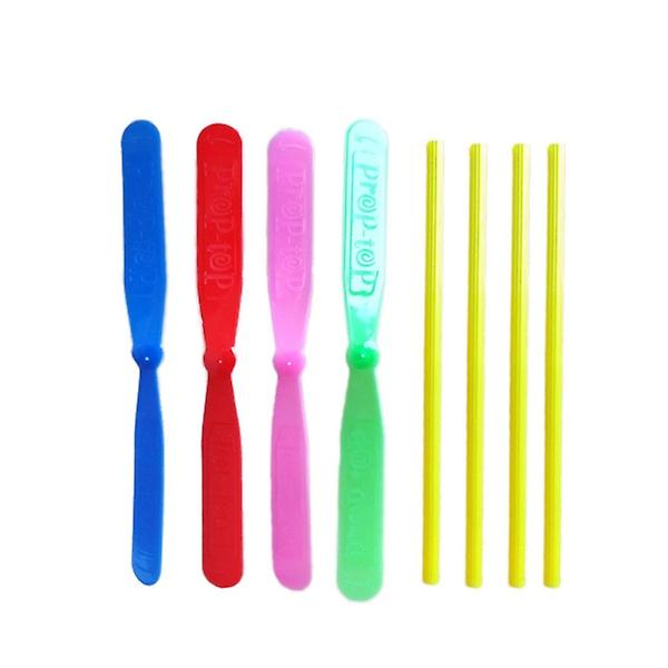Lasten lelut Pyörivä Vauhtipyörä Lapset Lentävät Keijut Bambuinen Sääskien Pyörivä Vauhtipyörä 12KPL 12PCS