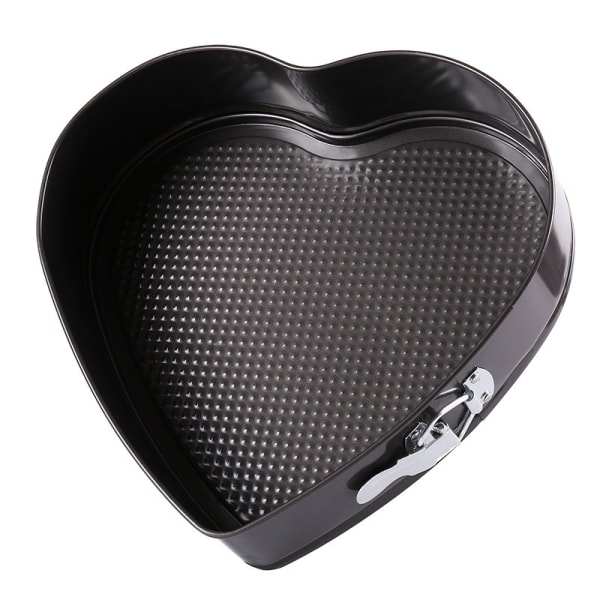 18 cm Non-Stick Ostekakeform med Avtakbar Bunn Lekkasikkert Hjertekake Bakeform Bakeutstyr Springform Kakeform