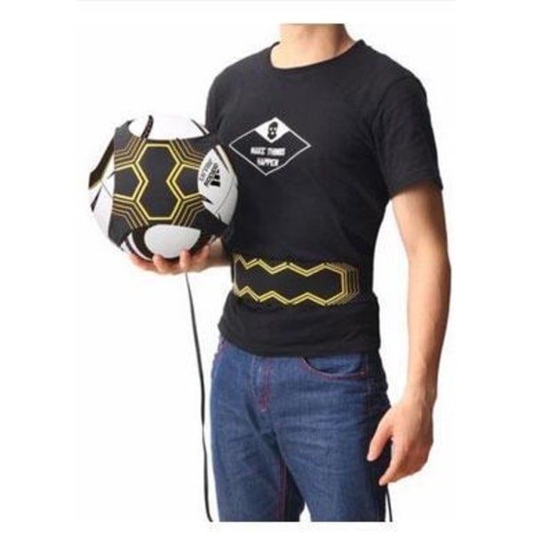 /Ryi/ Högkvalitativt nytt elastiskt träningsband för fotboll Gul/Svart 150
