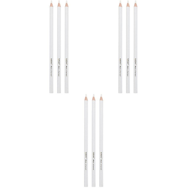 9 kpl Hiilikyniä Piirustus Valkoiset Kynät Piirustus Luonnostelu Maalaustyökalut 9 kpl 17,5X1CM 9 pcs 17.5X1CM
