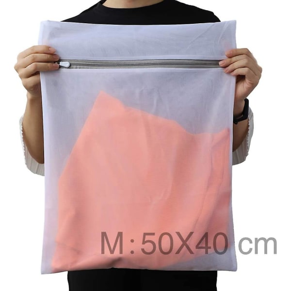 5 Vaskesekker, Vasknett For Tøy, Mesh Klærposer For Vaskemaskin, Vasknett For Gensere, Skjorter, Undertøy, BH