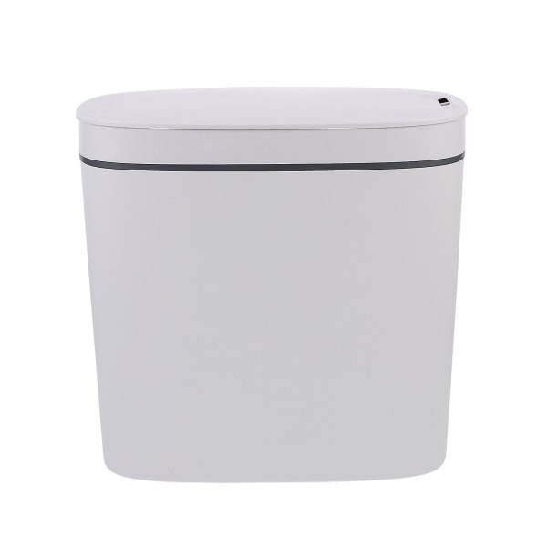 USB-laddningsbar Smart Sensor Soptunna Automatisk Hushålls Sensorbehållare Soptunna Vit 31X30.6X15CM White 31X30.6X15CM